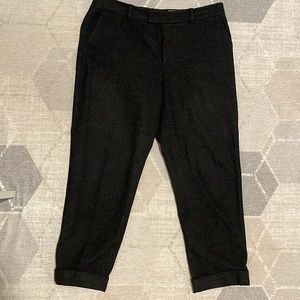 CLUB MONACO | Charcoal Grey cropped trousers